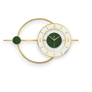 Lunar Glaze Artistic wall clock (26 x 15 Inches)